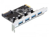 Delock Tarjeta Pci Express > 4 X Externos Usb 3.0