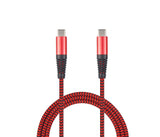Cable De Carga Usb 2go - Rojo - 100cm Usb Tipo-C A Usb Tipo-C