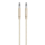 Belkin Cable De Audio Trenzado Jack-Jack Oro