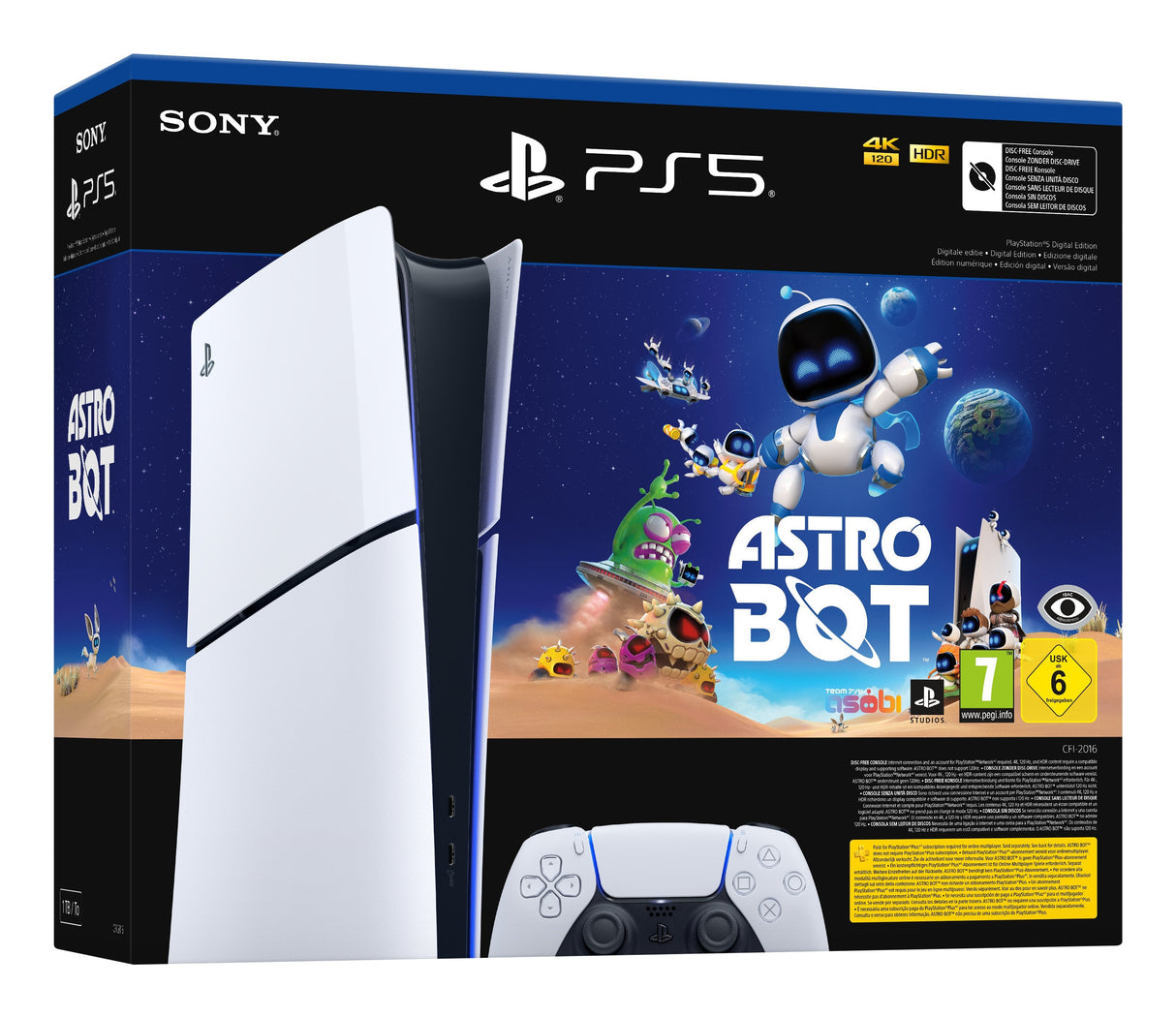 Consola Ps5 Sony Playstation 5 Digital 1tb + Astro Bot