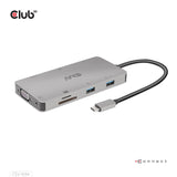 Club3d Usb-9-In1-Hub Usb-C > Hdmi/Vga/2xusb/Usb-C/Rj45/Sd Retail