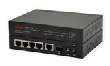 Roline Gigabit Ethernet Switch 6 Ports (5x 10 100 1000 + 1x Sfp, 4x Poe+)