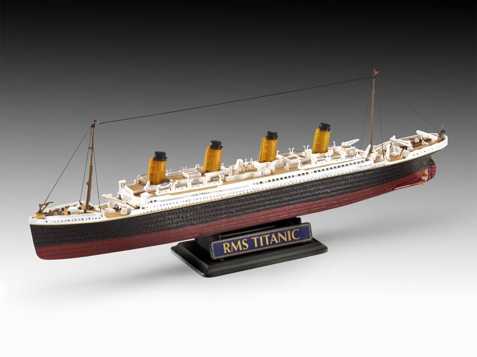 Revell Set De Regalo Rms Titanic, Maqueta De Vehículo Dos Modelos, Escala: 1:700 Y 1:1200 4009803057279