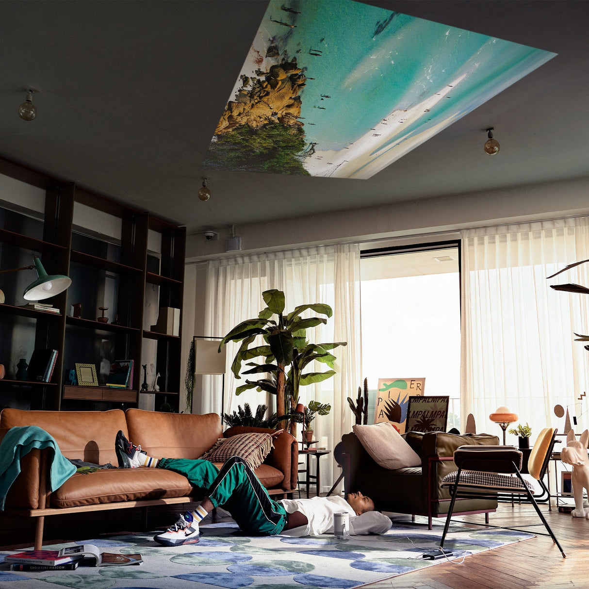 Samsung Sp-Lff3claxxxe Data Projector Ultra Short Throw Projector Dlp 1080p (1920x1080) Black, White