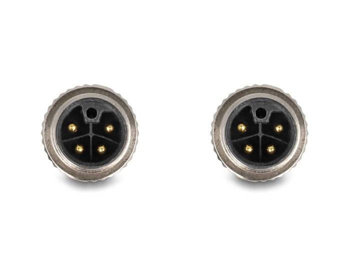 Delock M12 Cable L-Kodiert 5 Pin Stecker Zu Stecker Pur Schleppkettentauglich 5 M Grau