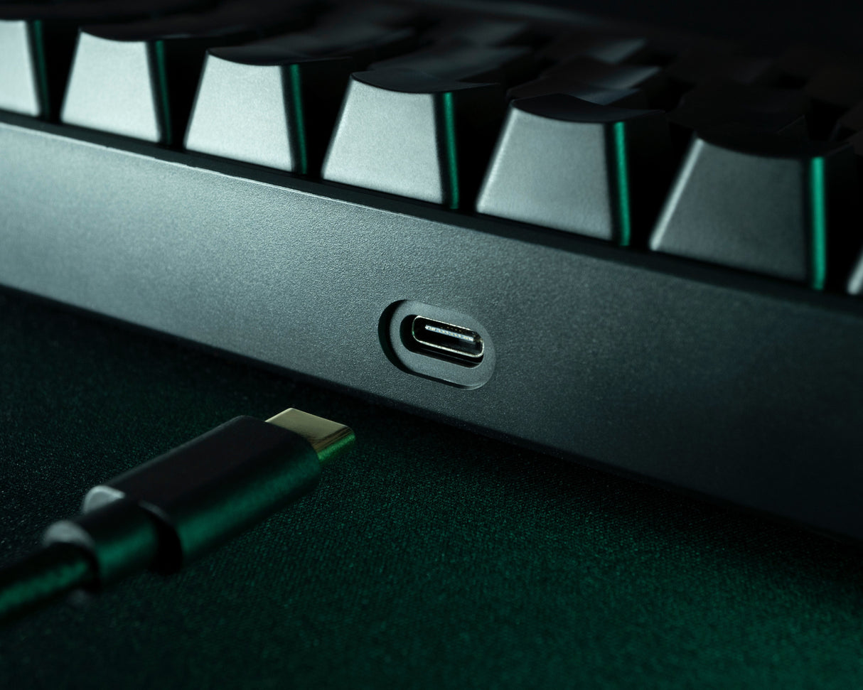 EAN 7333048053602 - Deltaco Gaming GAM-100-DE teclado Juego USB + RF Wireless + Bluetooth QWERTZ Alemán Negro imagen 3
