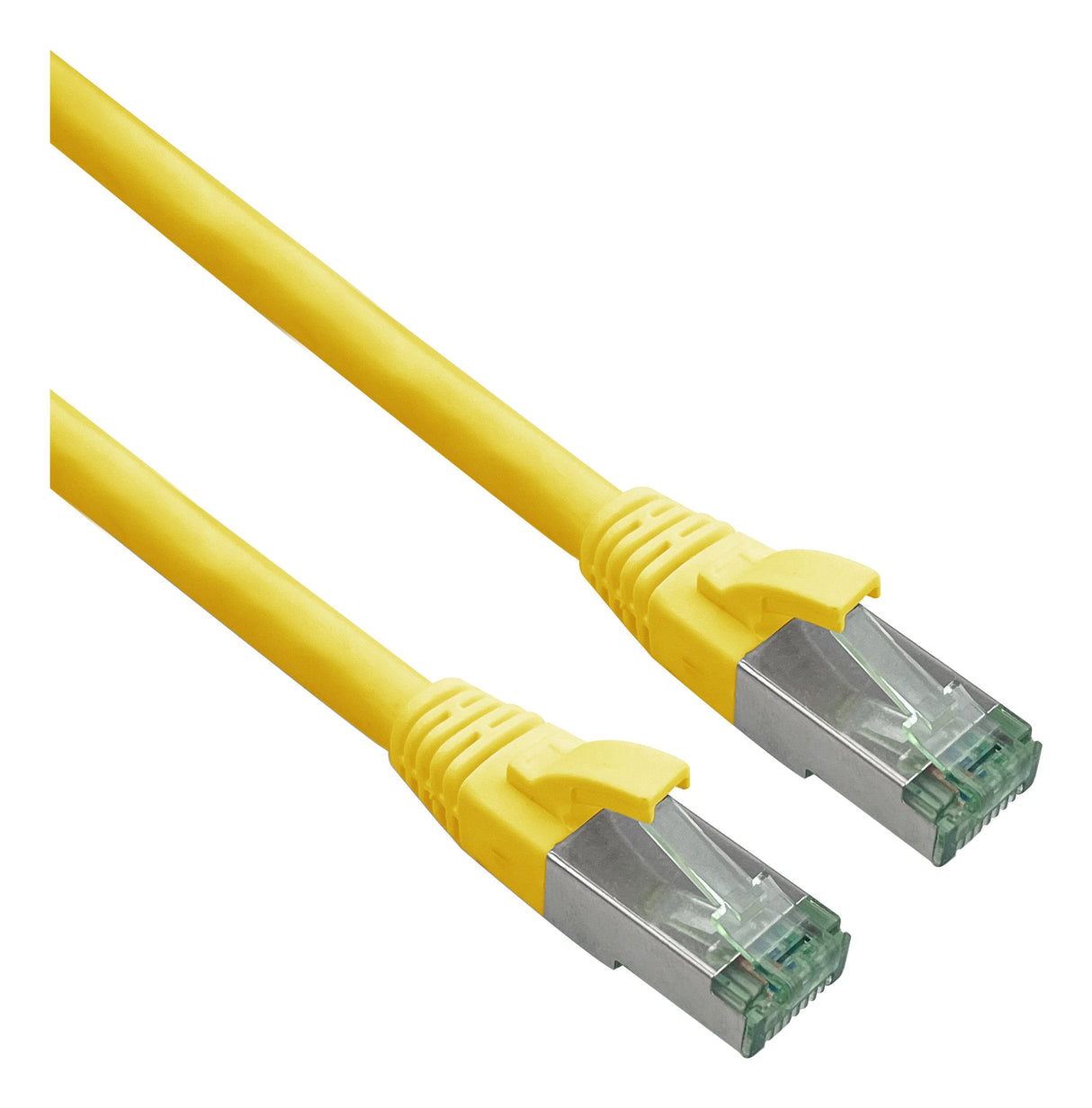 Helos Grs Certificado Cat 6a Cable De Red Con Cat 7 Rohkabel Tpe Amarillo 20,0m