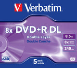 EAN 0023942435419 - Verbatim 43541 DVD en blanco 8,5 GB DVD+R DL 5 pieza(s) imagen 2