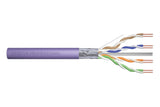 Cat 6 F-Utp Installation Cable, 250 Mhz Bca (Lszh-1), Awg 23/1, 500 M Drum, Sx, Purple