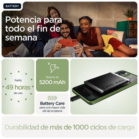 EAN 840493605289 - Motorola moto g06 17,5 cm (6.88") SIM doble Android 15 4G USB Tipo C 4 GB 256 GB 5200 mAh Verde imagen 17
