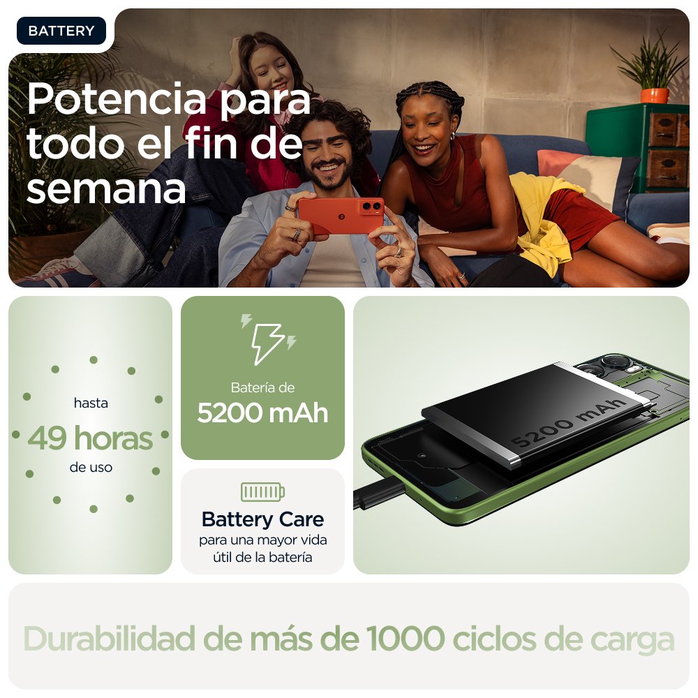 Moto G06 Tendril Green 8+256gb