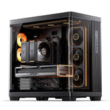 Jonsbo Tk-4 Gehäuse, Midi-Tower, Atx, Tempered Glass - Schwarz