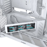 Asus Rog Cronox Gr801 Curve Tg Argb White Midi Tower Blanco