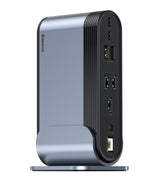 Baseus Hub Working Station Three-Screen Multifunction Type-C Adapter (Cn+Eu+Uk) Dark Gray Cahub-Dg0g