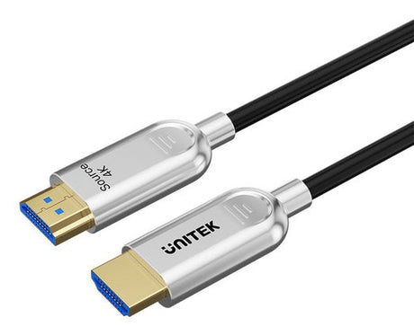 EAN 4894160057822 - UNITEK Fiber Optic 4K 15M cable HDMI 2 x HDMI Type A (Standard) HDMI tipo A (Estándar) Gris imagen 2