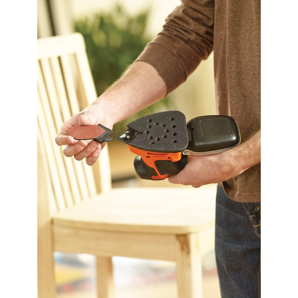 Lijadora De Detalle Mouse® 120w Ka2000-Qs Black+Decker