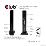 Club3d Sensevision Usb3.0 Dual Display Docking Station