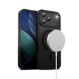 EAN 5904310706018 - Crong Hybrid Frost MAG Cover funda para teléfono móvil 17,5 cm (6.9") Negro, Translúcido imagen 1