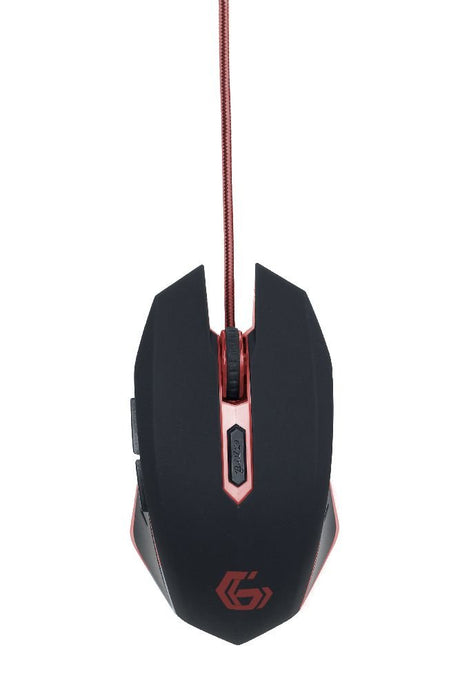 EAN 8716309081900 - Gembird MUSG-001-R ratón Juego Ambidextro USB tipo A 2400 DPI imagen 4