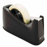 Rapesco Germ-Savvy Antibacterial 500 Heavy Duty Tape Dispenser Black Rptd500b
