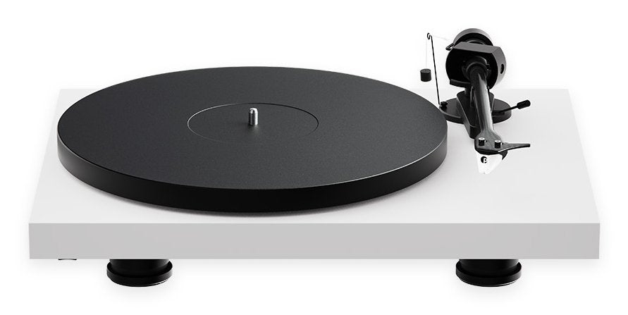 Pro-Ject Debut Evo 2, Audiophiler Plattenspieler , Blanco Satin