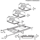 EAN 7332543475971 - Electrolux EGC3322NVK Negro Integrado Encimera de gas 2 zona(s) imagen 3