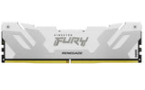 Mimoria Kingston Fury 48 Gb Ddr5-8000 (2x 24 Gb) Plateado/Blanco, Kf580c38rwk2-48, Renegade, Intel Xmp Kf580c38rwk2-48