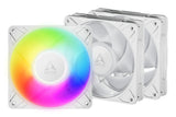 Arctic P12 Pro Pwm A-Rgb (White) - Pack 3 Ventiladores