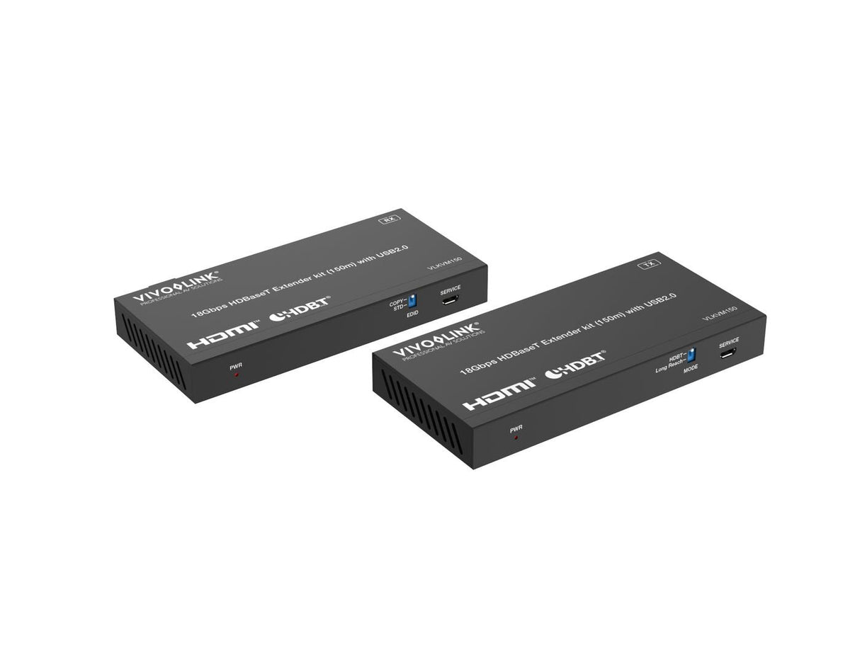 18gbps Hdbaset Kvm Kit (150m)  With Usb 2.0