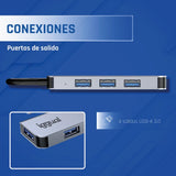EAN 8435364319239 - iggual IGG319239 hub de interfaz USB 3.2 Gen 1 (3.1 Gen 1) Type-C 5000 Mbit/s Plata imagen 6