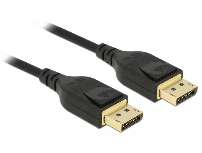 Delock 85660 Cable Displayport 1.4, 60hz 8k  2 M Negro