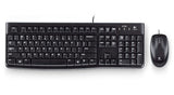Teclado Hebreo + Ratón Logitech Desktop Mk120 Usb Negro 920-002545