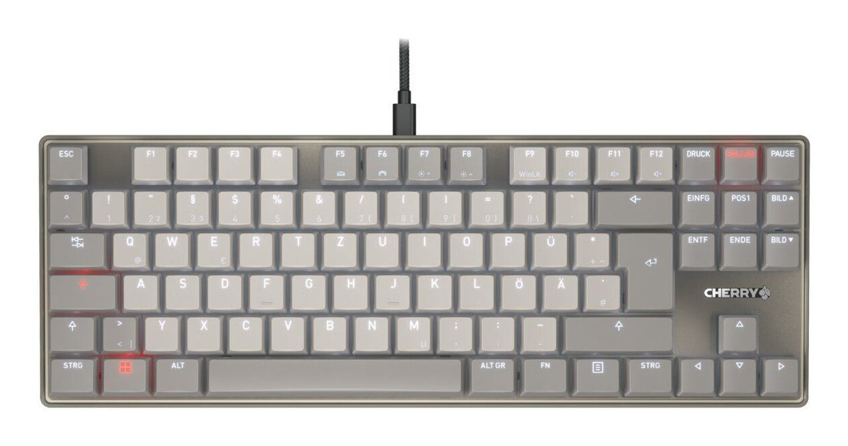 EAN 4025112117305 - CHERRY KC 500 MX LP TKL teclado Hogar / Oficina USB QWERTZ Alemán Gris imagen 1