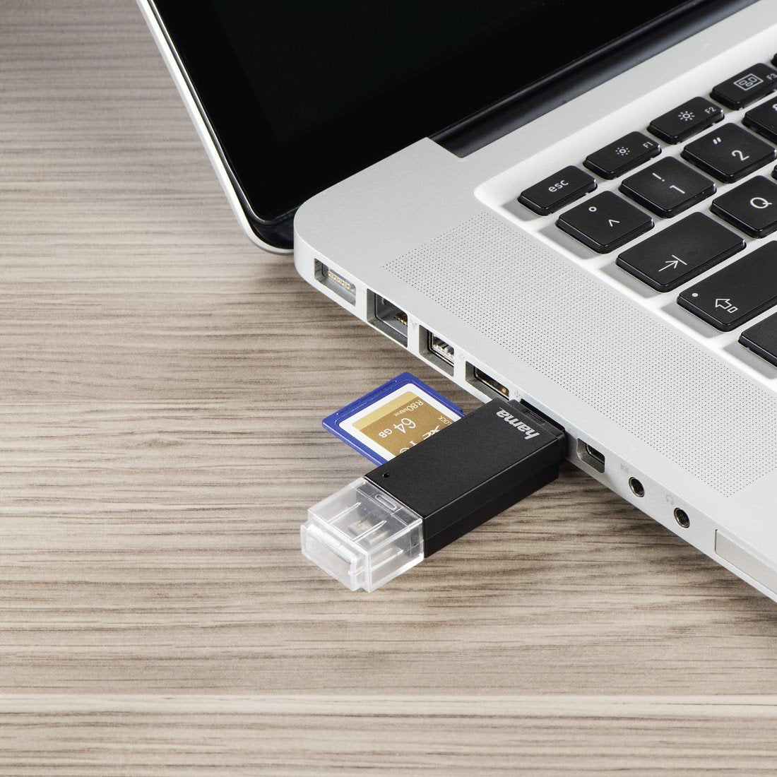 Hama Basic Lector De Tarjeta Usb 2.0/Micro-Usb Negro