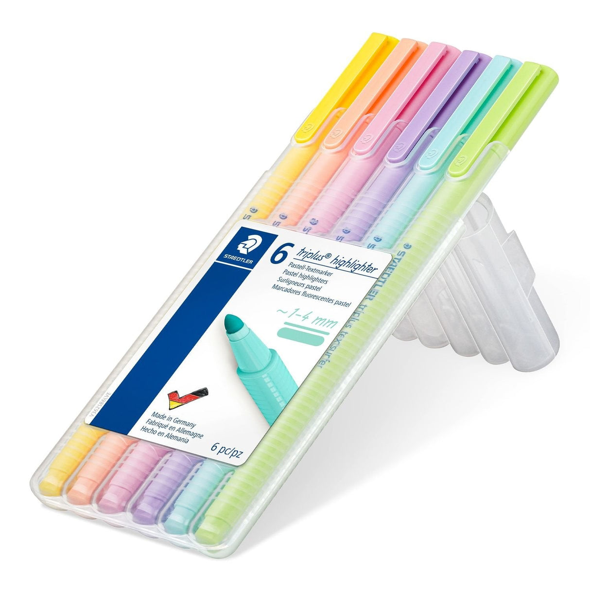 Marcador Staedtler Resaltador Triplus Pastel Caja 6uds