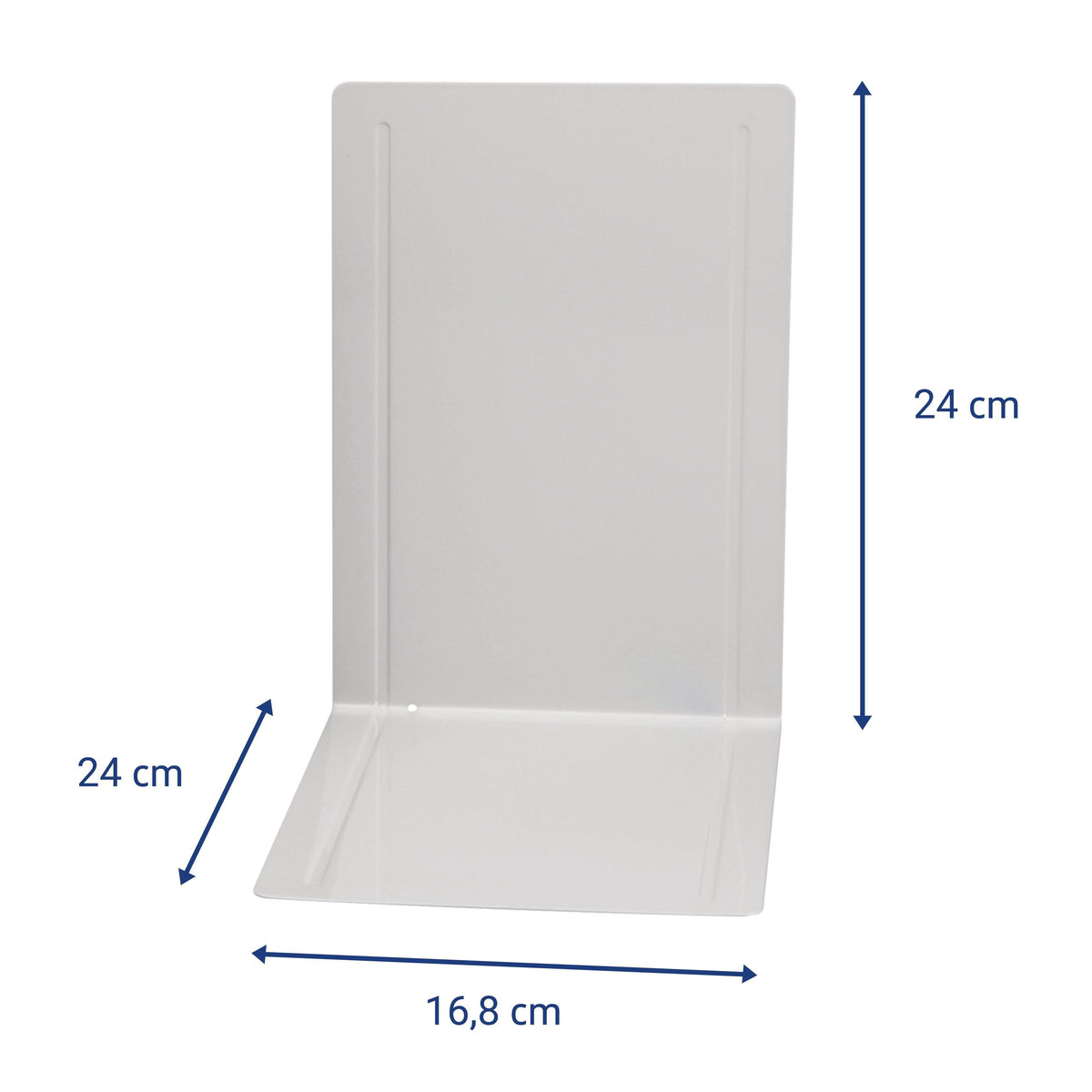 Sujetalibros 16,8 X 24,0 X 24,0 Cm Gris
