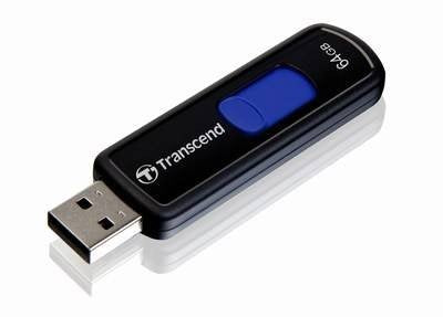 Pendrive Transcend Jetflash Elite Jetflash 760, 64gb Usb Tipo A 3.2 Gen 1 (3.1 Gen 1) Negro, Azul