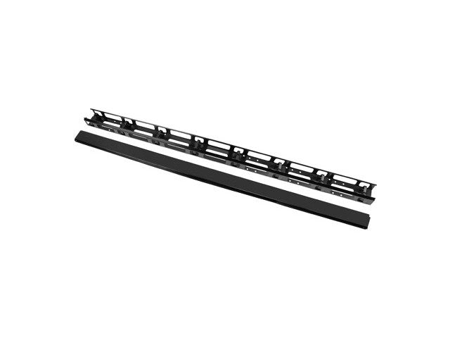 Panel Organizador De Cables Vertical 37u Para Armarios Independientes 19" 2unds Negro