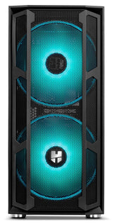 Caja Pc Nox Torre Atx Hummer Nova Argb 2xven 200mm Argb/Control Led/Lateralcristaltemplad Nxhummernova