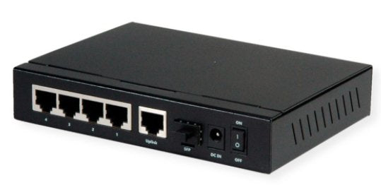 Roline Gigabit Ethernet Switch 6 Ports (5x 10 100 1000 + 1x Sfp, 4x Poe+)