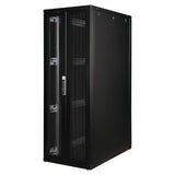 Roline 19-Zoll Serverschrank Pro 36 He, 600x1000 Bxt Schwarz Plexiglas