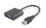 EAN 5712505476260 - Microconnect USB3.0VGA Adaptador gráfico USB 1920 x 1080 Pixeles Negro imagen 1