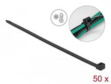 Delock Cablebinder Hitzebeständig L 380 X B 7,6 Mm Schwarz 50 Stück