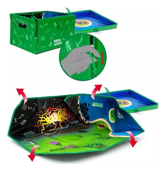 Set De Dinosaur Dinosaur Dinosaur De Brio World, Ferrocarril 63610400