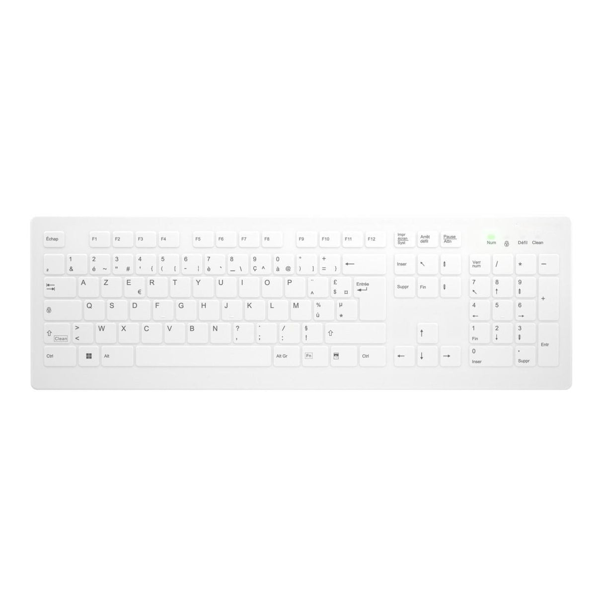 Contour Active Key Flat Profile Wireless Hygiene Desktop Key