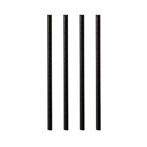 Papstar Strohhalme Pure Negro