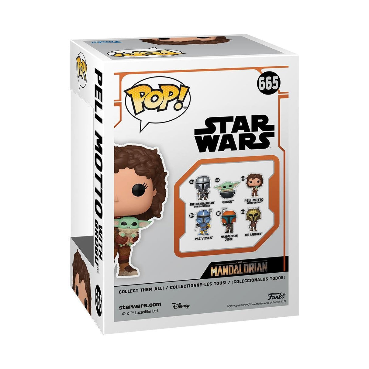 Funko Pop Mandalorian Peli Motto Con Grogu 76552
