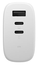Native Union Fast Gan Charger Pd 67w Portátil, Smartphone, Tableta Blanco Corriente Alterna Carga Rápida Interior