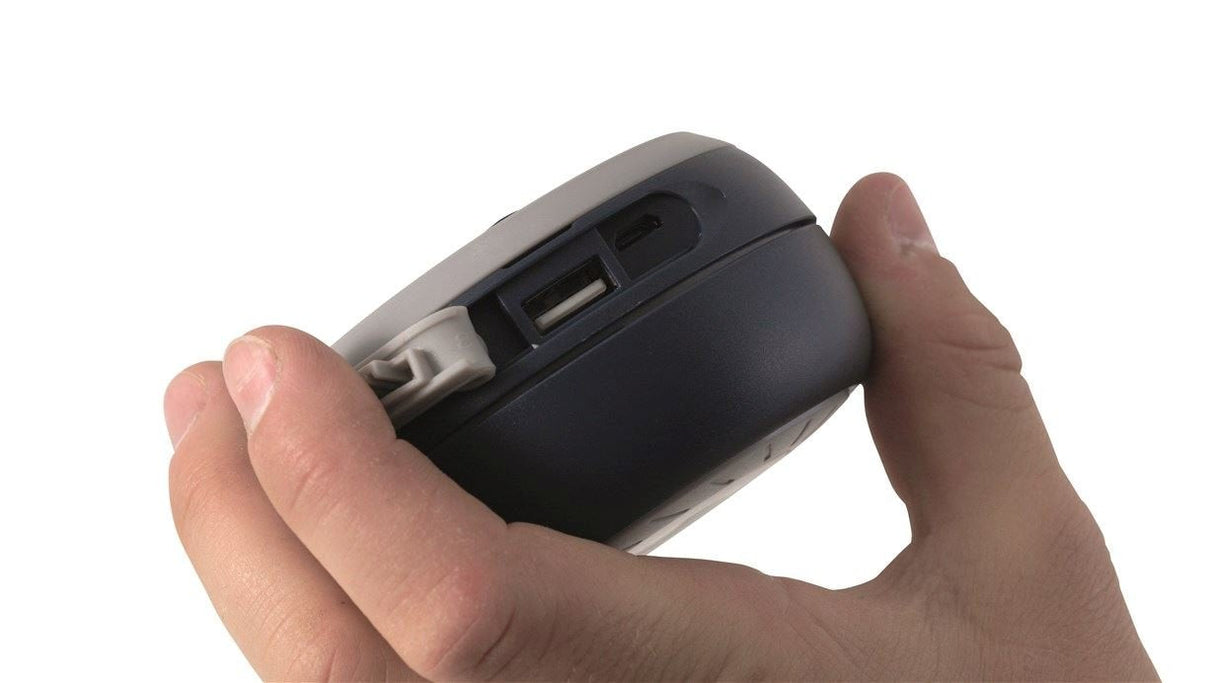 Outwell 651068 Lámpara De Suelo Para Exterior Led 1 W Negro, Blanco