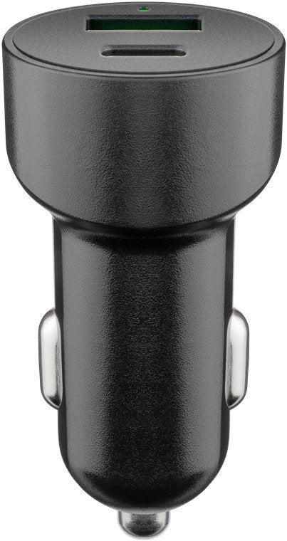 Goobay Cargador Rápido Usb Doble Para Automóvil Usb-C Pd (Entrega De Energía) 39908